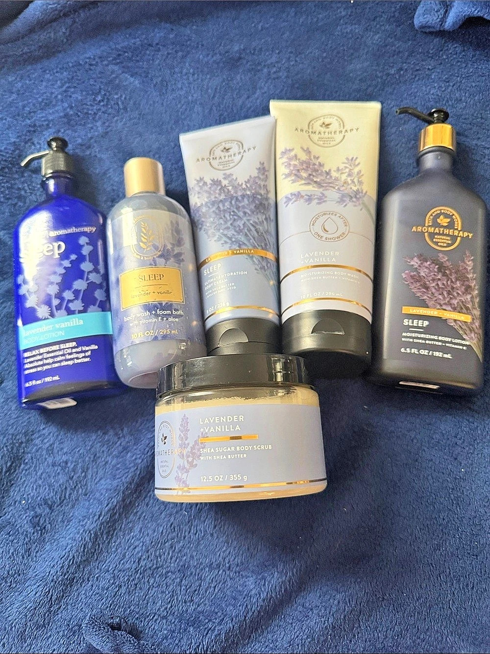 Bath & Body Works Aromatherapy Sleep Lavender Vanilla Collection